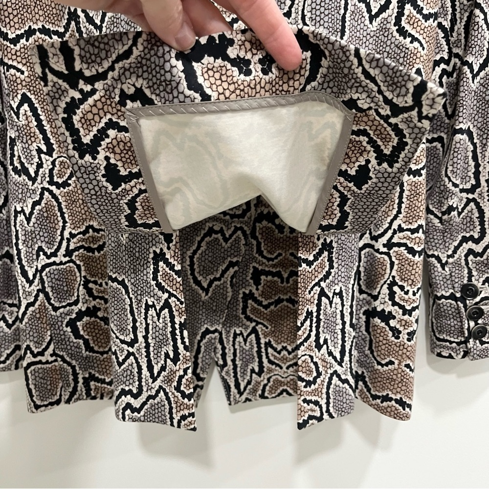 Cabi #3733 Python Snakeskin Print Double Breasted… - image 7